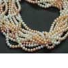 Natural Freshwater Shaded Pearl Smooth Polished Shape Beads Strand Length 15 Inches and Size 6mm to 9mm approx.
